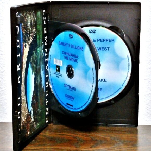 8 FAMILY MOVIES  2-DISC DVD SET Bailey's Billions, Chihuahua the Movie, Spymate - Picture 2 of 5